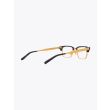 Statesman Three - Dita Optical Glasses Dark Grey/Gold back view three-quarter right