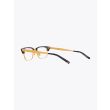 Statesman Three - Dita Optical Glasses Dark Grey/Gold back view three-quarter left