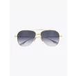 Subsystem - Dita Sunglasses Aviator Yellow Gold/Silver front view