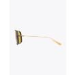 Subsystem - Dita Sunglasses Aviator Black Iron/Gold side view
