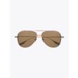 Subsystem - Dita Sunglasses Aviator Antique Silver/Gold front view