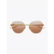 Dita Nightbird-Two Butterfly Sunglasses Yellow Gold 1