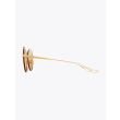 Dita Nightbird-Two Butterfly Sunglasses Yellow Gold 3