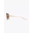 Dita Nightbird-Three Sunglasses White Gold 3