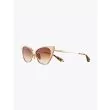 Dita X Dita Von Teese Sunglasses 12K Gold 2