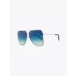 Fakbyfak X Manish Arora Sunglasses Gold/Blue Front Three-quarters