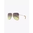 Fakbyfak X Manish Arora Sunglasses Gold/Brown Blue Front Three-quarters