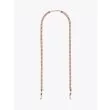 Frame Chain Diamond Geezer Chain Glasses Rose Gold 2