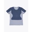Folk Dual Print Tee Recycled Navy 1