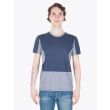 Folk Dual Print Tee Recycled Navy Full View 2