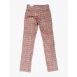 GBS trousers Lido Cotton Check Brown Front View Back View