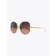 Gucci Squared Shape Sunglasses Gold / Gold 003 3