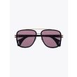 Gucci Rectangular Shape Sunglasses Black / Black 1