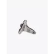 Goti Ring AN511 Silver Medieval Crest Left Side View