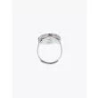 Goti Ring AN511 Silver Medieval Crest Back View