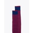 Gallo Long Socks Twin Ribbed Cotton Red / Blue 3
