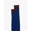 Gallo Long Socks Twin Ribbed Cotton Blue / Anthracite 3