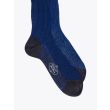 Gallo Short Socks Twin Ribbed Cotton Blue / Anthracite 2