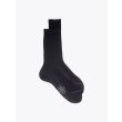 Gallo Ribbed Cotton Short Socks Anthracite 1