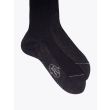 Gallo Ribbed Cotton Short Socks Anthracite 3