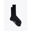 Gallo Ribbed Cotton Short Socks Black 1