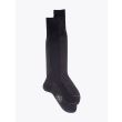 Gallo Plain Cotton Long Socks Anthracite 1
