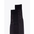 Gallo Plain Cotton Long Socks Black 2