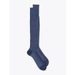 Gallo Long Socks Twin Ribbed Cotton Denim 1