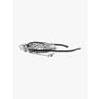 Goti BR1154 Silver Bracelet w/Leather Side View