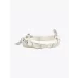 Goti Distressed Shield Bracelet White 1