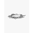Goti BR630 Silver Bracelet w/Stone Front View