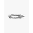 Goti BR630 Silver Bracelet w/Stone Side View