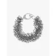 Goti BR632 Sterling Silver w/Rose Bracelet Front View