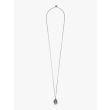 Goti CN1146 Silver Necklace w/Stone  Front View