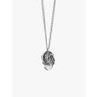Goti CN1146 Silver Necklace w/Stone Details