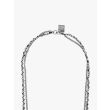 Goti CN1247 Silver Necklace w/Stone Closing Details