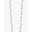 Goti CN1283 Silver Necklace w/Leaves Single Chain