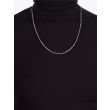 Goti CN715 Silver Necklace Chain Details Front View