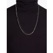 Goti CN933 Silver Double Necklace Front View