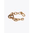Goti Bracelet BR2034 Gold-Plated Silver Side View