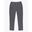 Giab's Archivio Masaccio Cotton Drawstring Pants Anthracite Front View