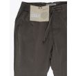 Giab's Archivio Masaccio Cotton Drawstring Pants Anthracite front label detail