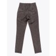 Giab's Archivio Verdi Wool Pleated Pants Herringbone Brown 3