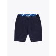 Giab's Archivio Magnifico Stretch Cotton Pleated Short Navy Blue 1