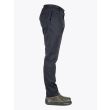 Giab's Archivio David Slim-Fit Stretch Wool/Polyamide Flat-Front Pants Black Side View