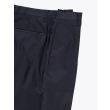 Giab's Archivio David Slim-Fit Stretch Wool/Polyamide Flat-Front Pants Black Fabric Details