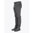 Giab's Archivio Masaccio Cotton Drawstring Pants Anthracite Three-quarter View