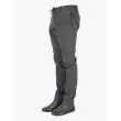 Giab's Archivio Masaccio Cotton Drawstring Pants Anthracite Three-quarter View