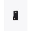 Il Bisonte C0378 Vintage Cowhide Leather Keyring Black Front