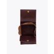 Il Bisonte C0455 Vintage Cowhide Leather Wallet Brown Back Open